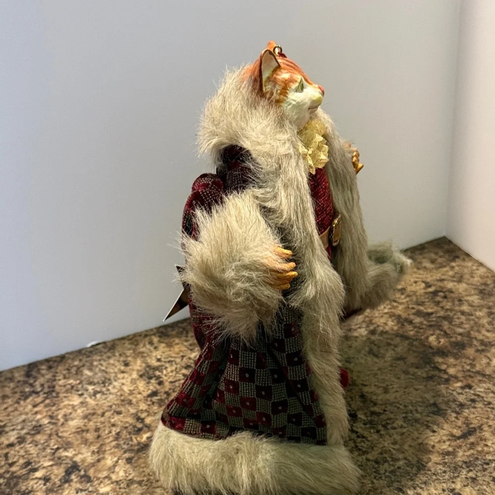 Vintage Katherine’s Collection Wayne Kleski Cat in Cape Christmas